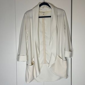 Wilfred white chevalier blazer size 8
